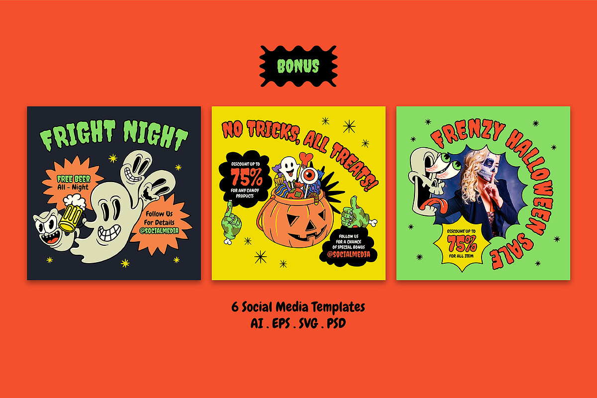 Halloween Creepers Graphic Pack, an Illustration by The Isian (Photo 13 of 17)