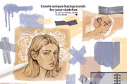 PROCREATE SKETCHBOOK BRUSHES, a Brush Add-On by AlexandraArt (Thumbnail 6 of 7)