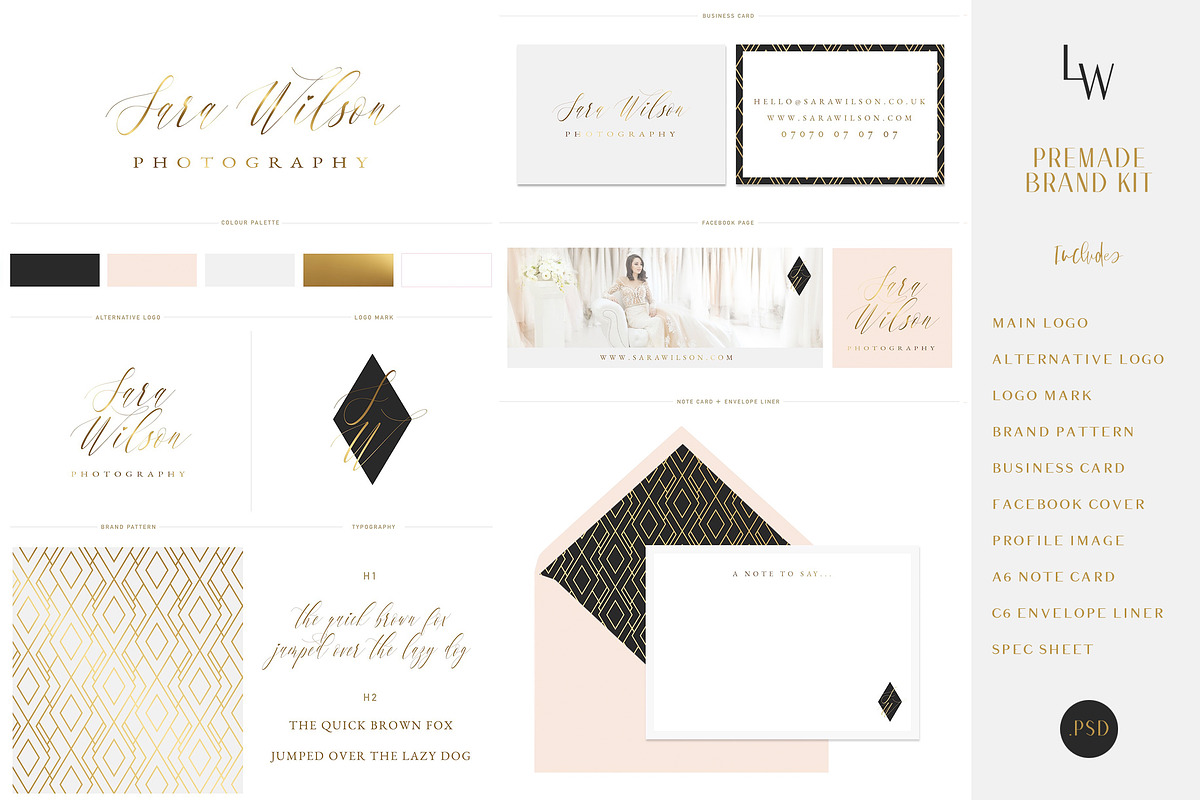 SALE! Premade Brand Kit Logo Design, a Branding & Logo Template by With Love Ethel (Photo 1 of 2)