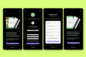 Mobile App UI Layout Template, an UI Kit Template by CreativeShaper
