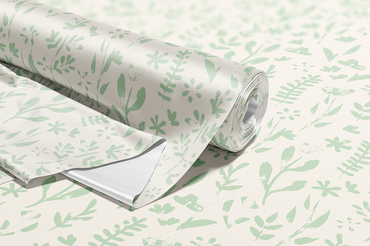 Nature Green Prints, a Pattern Graphic by MalyskaStudio (Photo 7 of 12)