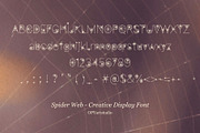 Spider Web - Creative Display Font, a Font by OPY ArtStudio (Thumbnail 5 of 5)