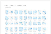 ONE WORLD ICONS - Countries, an Outline Icon by Uniko Studio (Thumbnail 10 of 10)
