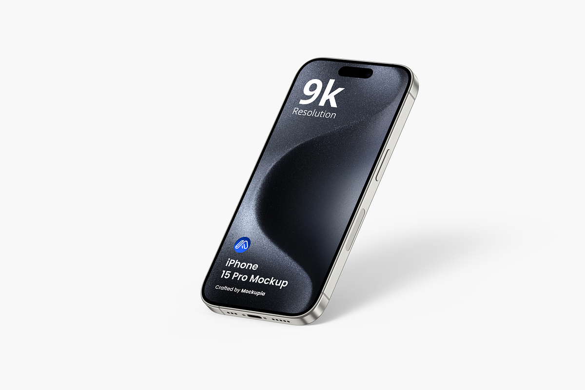 iPhone 15 Pro Mockups Vol 8, an iPhone Mockup by Mockupia (Photo 2 of 6)