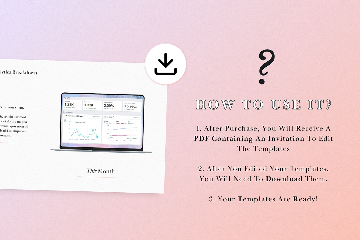 Social Media Analytics Report, a Presentation Template by PittaFinePrint (Photo 3 of 6)