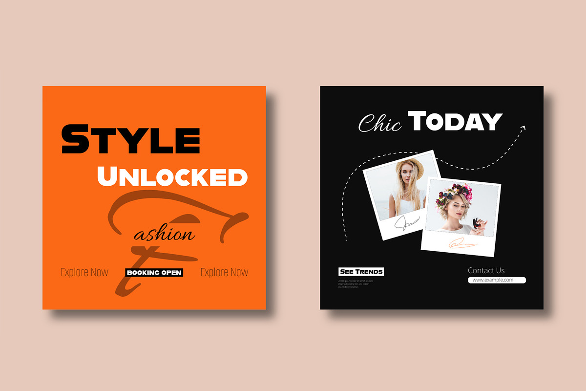Stylish Fashion Social Media Post preview 3