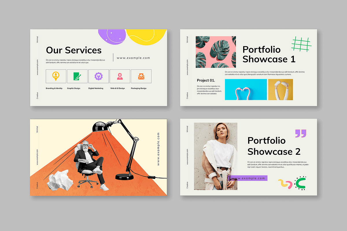 Creative Portfolio Presentation, a Presentation Template by Mighty-Slide (Photo 4 of 5)