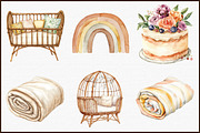 Neutral Boho Baby Shower Doodle Clip, an Illustration by Sublimation Artist (Thumbnail 3 of 6)