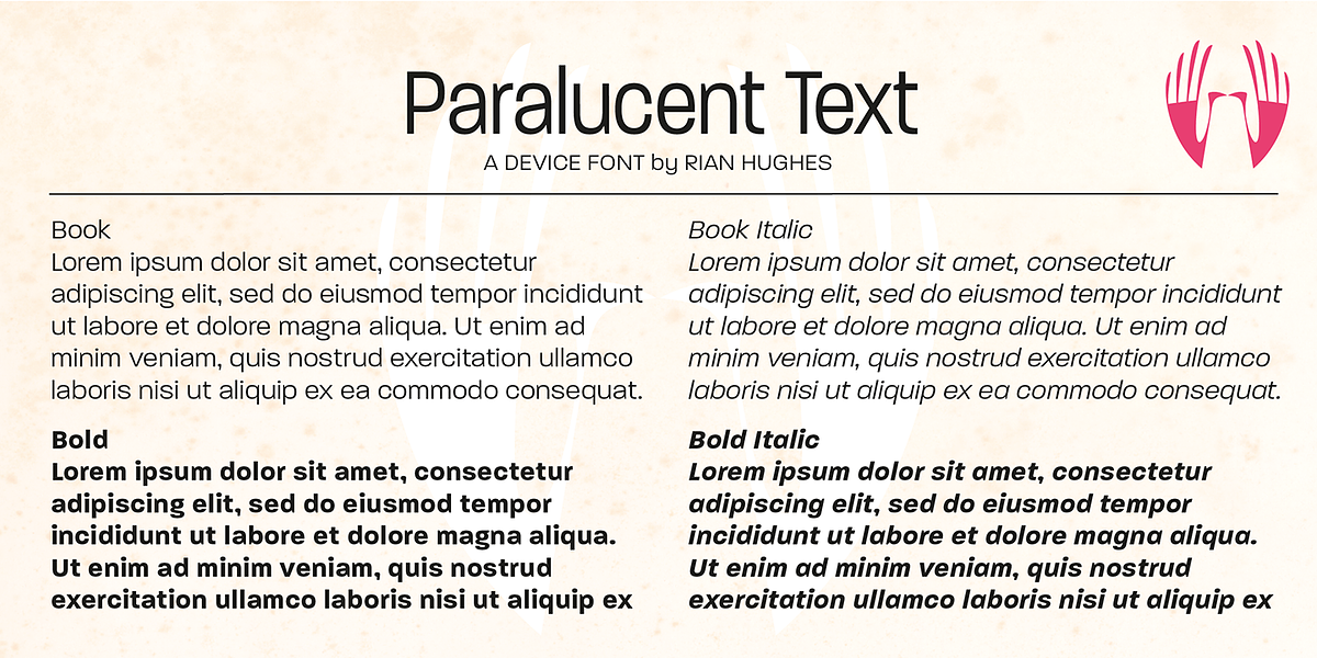 Paralucent, a Sans Serif Font by Device (Photo 8 of 9)