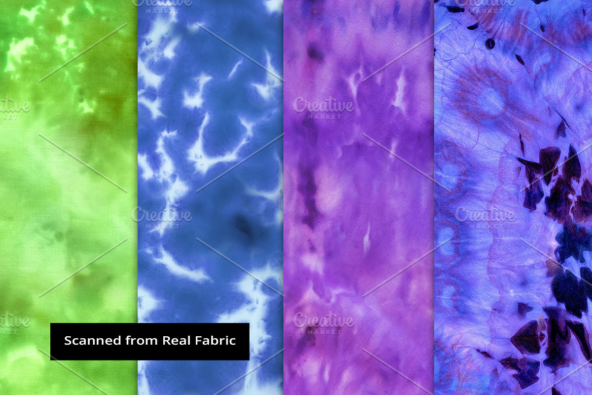 Tie-Dye Textures, Seamless Patterns, a Pattern Graphic by Sveta Aho (Photo 2 of 6)