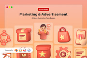 Marketing & Advertisement 3D Icon, a Work Illustration by twinstd (Thumbnail 1 of 6)