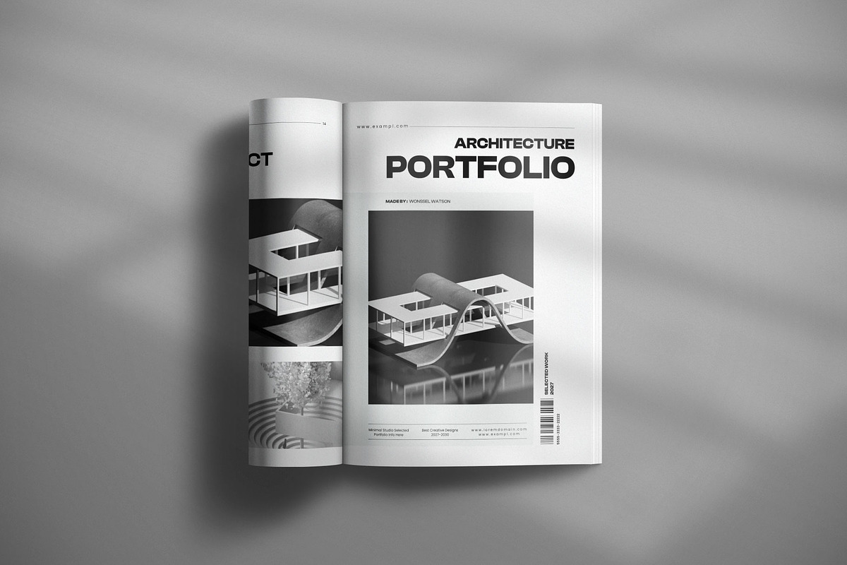 Architecture Portfolio Template, a Brochure Template by Creative-Work (Photo 5 of 7)