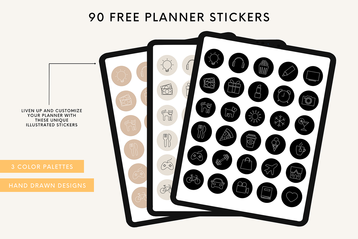 Undated Digital Planner for Goodnotes preview 8