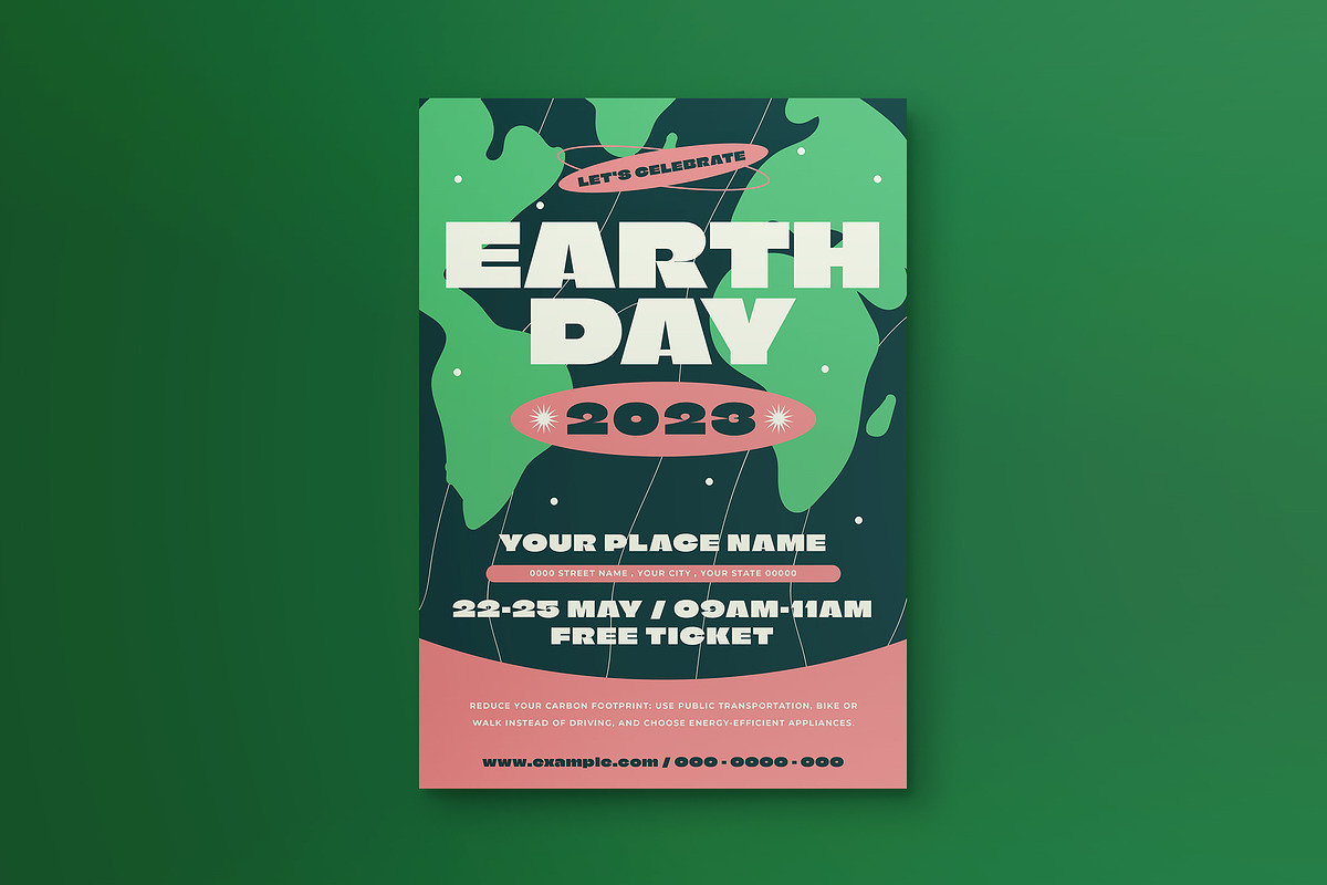 Earth Day Flyer, a Flyer Template by Tokosatsu (Photo 1 of 3)