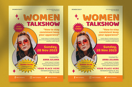 Women Talkshow Flyer