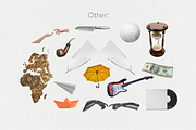 250+ Elements - Collage Creator Pack, an Object Graphic by Digi Life (Thumbnail 30 of 32)