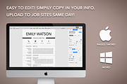 Minimal Resume Template Word/Pages, a Resume Template by The Creative Resume (Thumbnail 8 of 8)
