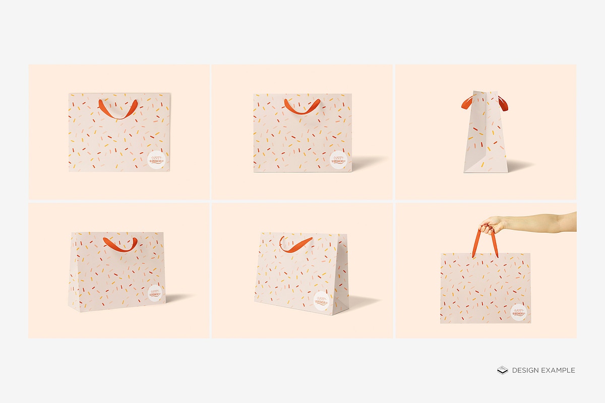 Vogue Size Gift Bag Mock-up, a Print Template by Branda Keeps (Photo 5 of 17)