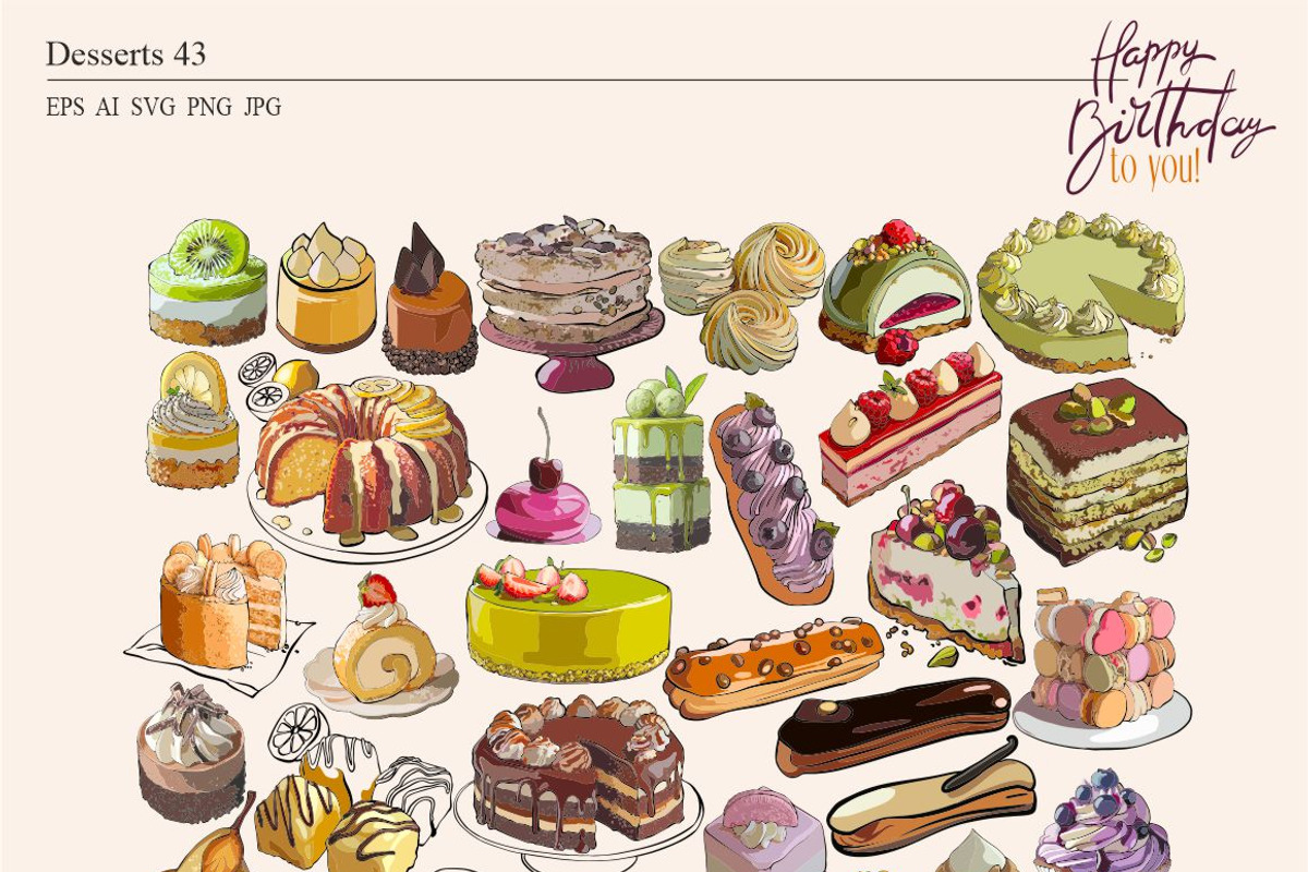 Happy Birthday to you!, a Food Illustration by Collection by VY (Photo 3 of 12)