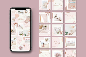 Self Love Instagram Puzzle Canva