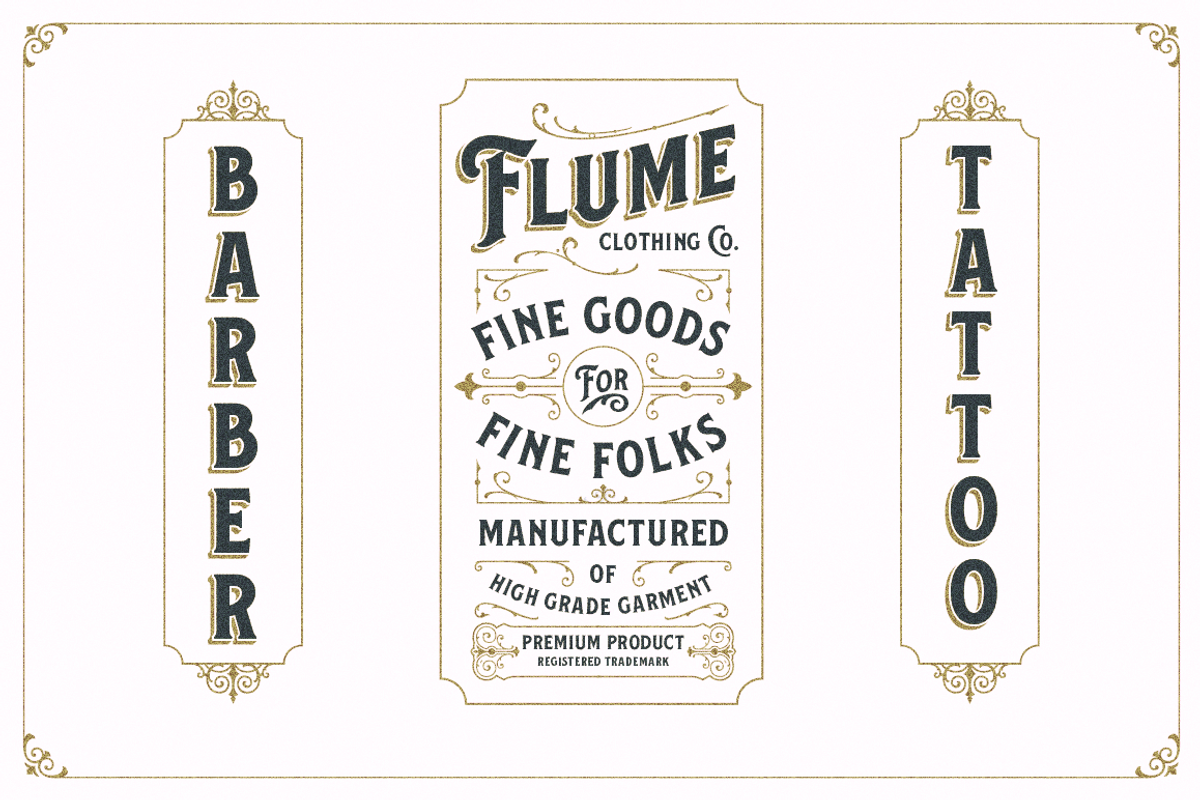 Balford Font and Ornament preview 2
