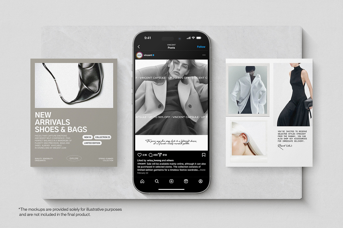 VINCENT / Social Media Kit, a Social Media Template by Studio Dara (Photo 4 of 12)