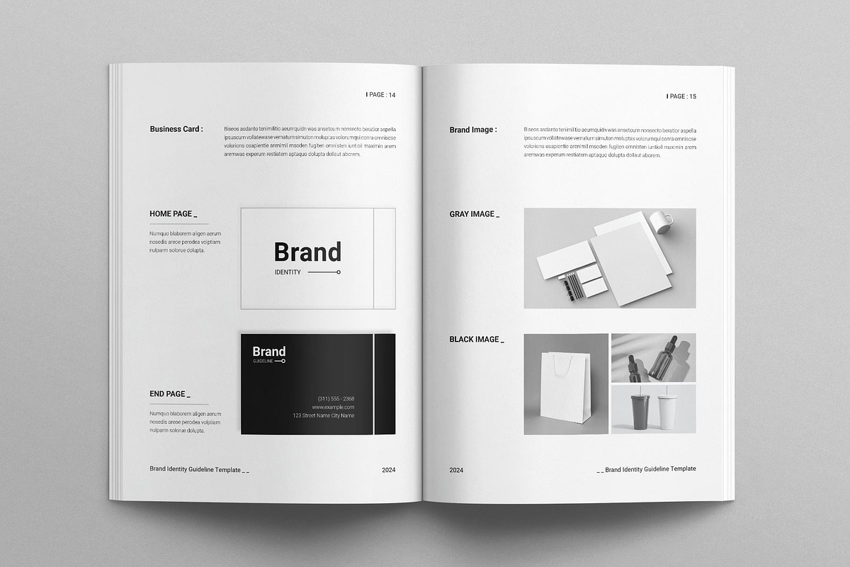 Brand Identity Guidelines Design, a Brochure Template by TemplatesForest (Photo 7 of 8)