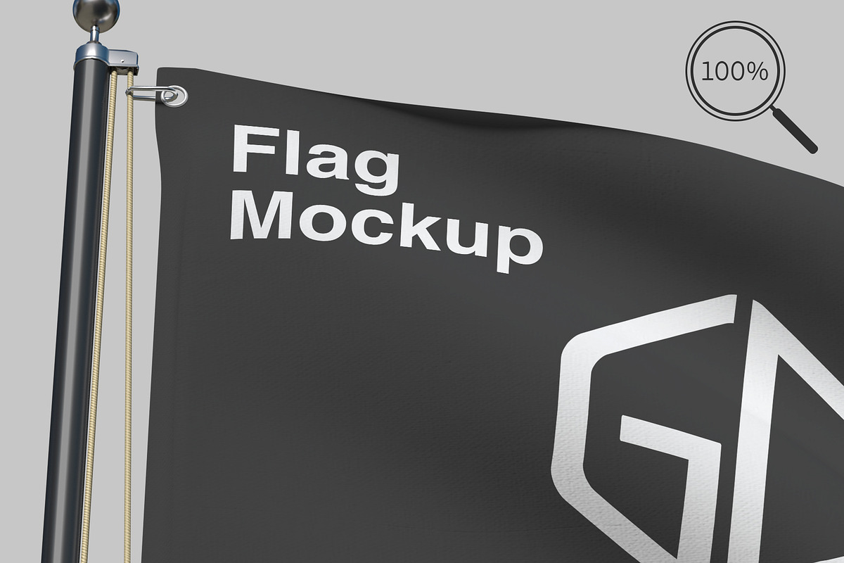 Flag Mockups, an Advertising Mockup by graphiccrew (Photo 11 of 12)
