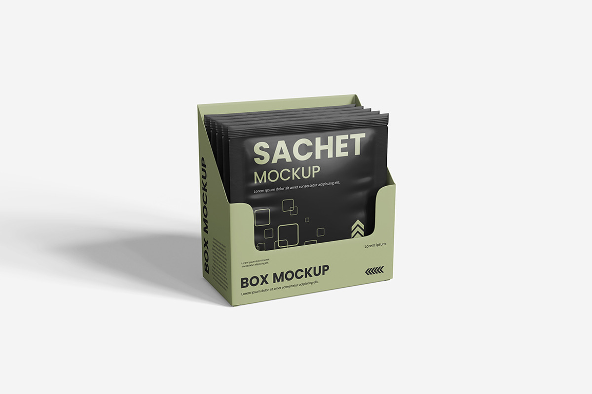 Sachet Mockup, a Product Mockup by Indah (Photo 3 of 6)