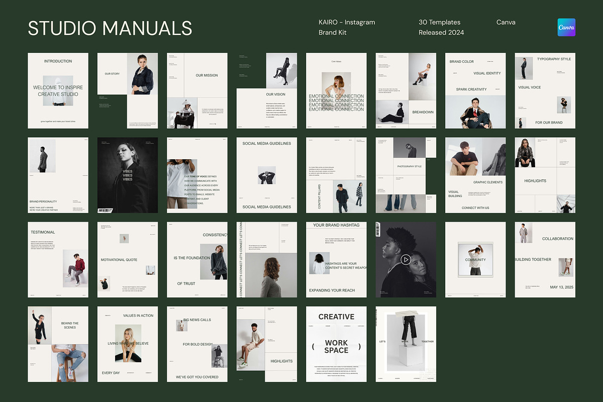 KAIRO - Instagram Brand Kit, a Social Media Template by Studio Manuals (Photo 8 of 8)