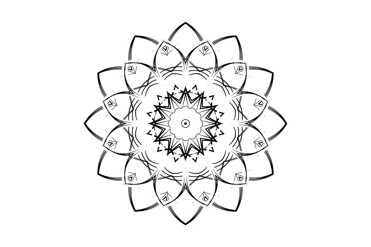 Premium Mandala Illustration Pack, a Decorative Illustration by NJ Himel (Photo 43 of 101)