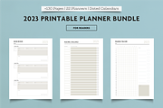 2023 Big Planner Bundle +1800 Pages, a Templates & Theme by SizenS (Thumbnail 6 of 15)
