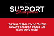 Gopron - Modern Sporty Font, a Sans Serif Font by Sronstudio (Thumbnail 6 of 18)