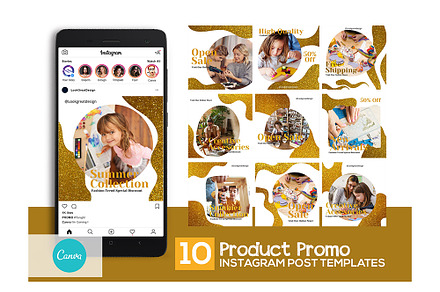 Instagram Post Template For Canva
