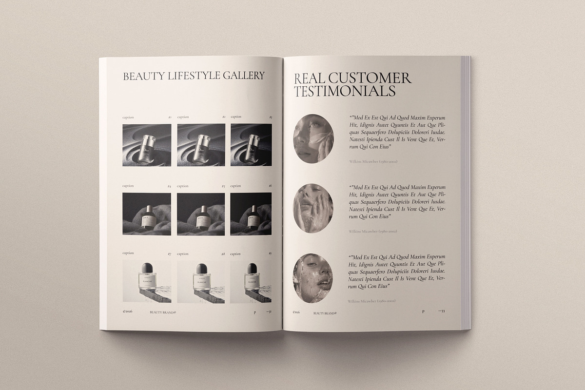 Beauty Brand Magazine Template, a Magazine Template by ArtisanaAura (Photo 13 of 16)