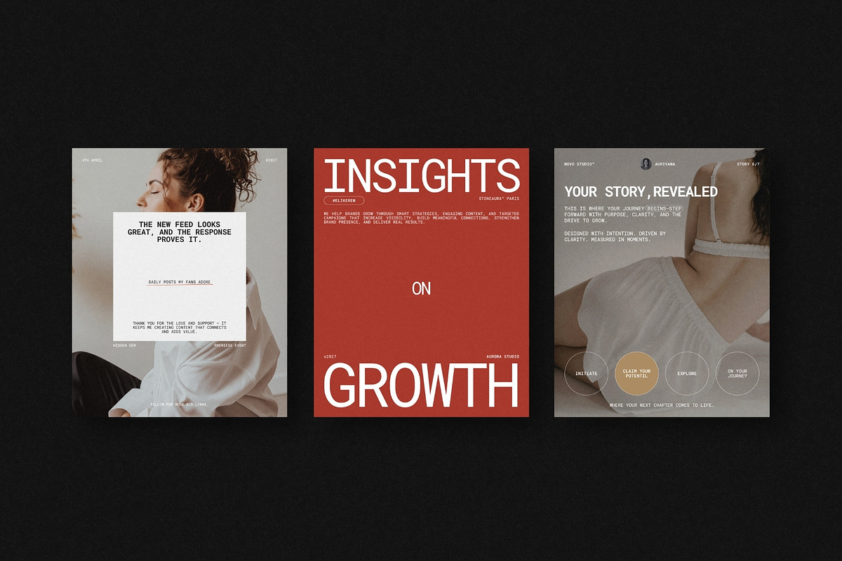 ZENO | Social Media Kit (I), a Social Media Template by The Aesthetic Studio (Photo 8 of 10)