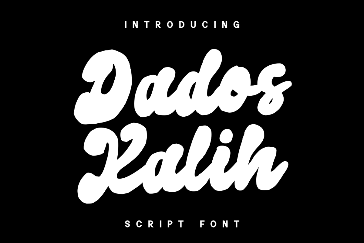 Dados Kalih - Script Font, a Script Font by GFRcreative (Photo 1 of 4)