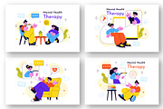 10 Mental Health Therapy Session, a Healthcare Illustration by denayunebgt (Thumbnail 3 of 4)