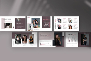 Monica Fashion Google Slide Template