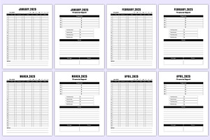 2025 Restaurant Reservation Book