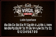 Vintage otf font Virgil, a Symbol Font by Fractal fonts & graphics (Thumbnail 2 of 3)