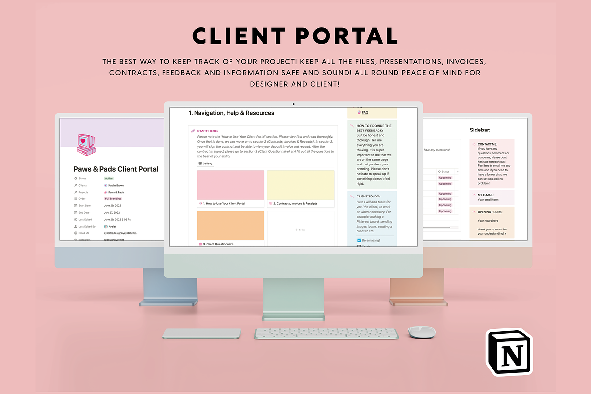 The Ultimate Notion Dashboard, a Marketing Template by DesignbyAyelet (Photo 5 of 6)