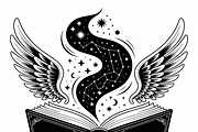 silhouette of a witch’s spellbook, an Illustration by Amazin_art (Thumbnail 13 of 20)
