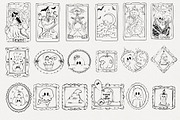 Spooky funny vector illustration, a Seasonal Illustration by AnnaPolitmerskaja (Thumbnail 3 of 6)