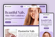 Nail Studio Wix Studio Website, a Wix Template by Kitteeh (Thumbnail 5 of 11)