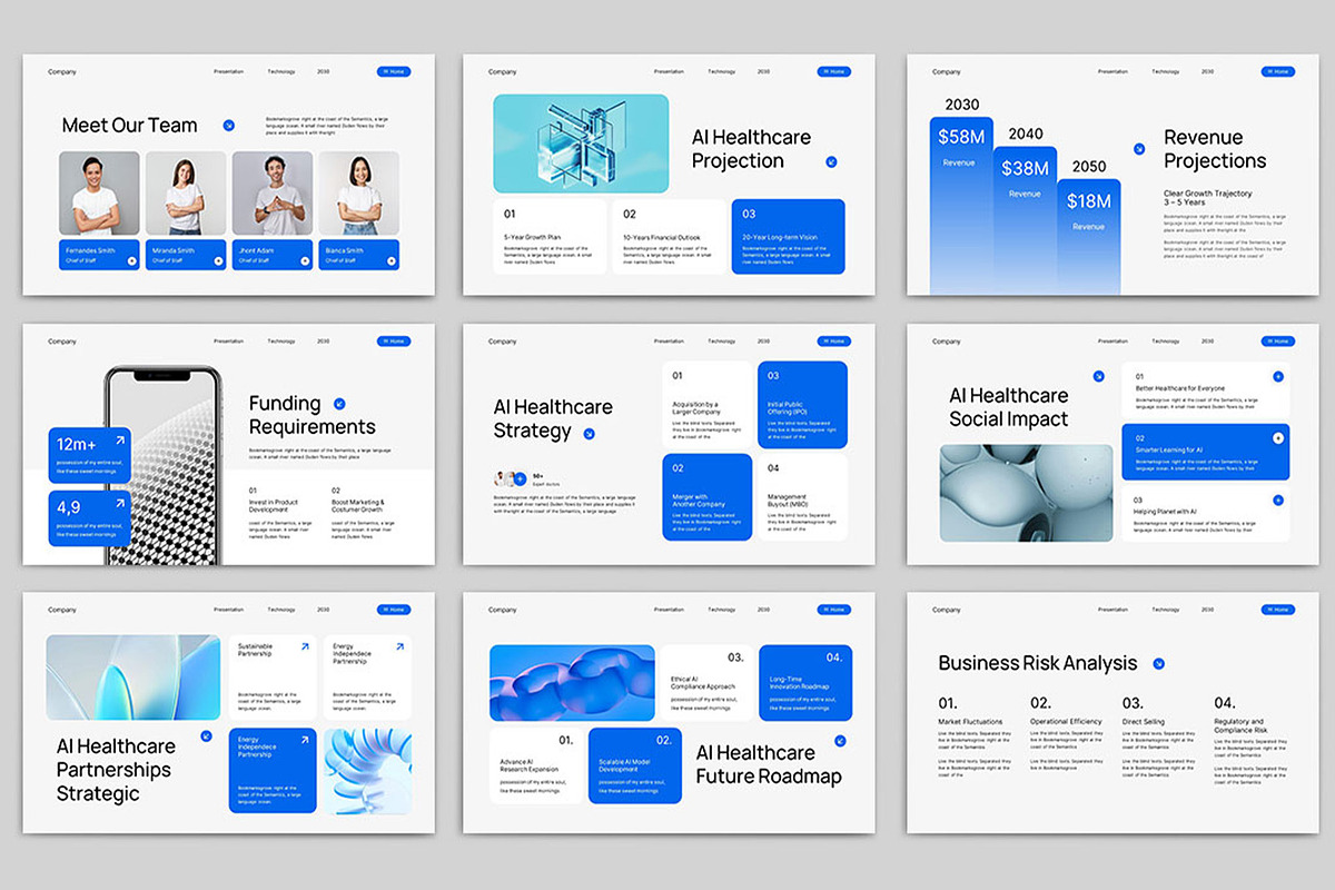 AI Healthcare Presentation Template, a Presentation Template by TypeMakers (Photo 4 of 5)