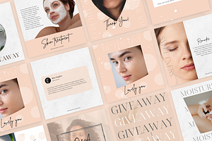 Instagram Beauty Canva Template