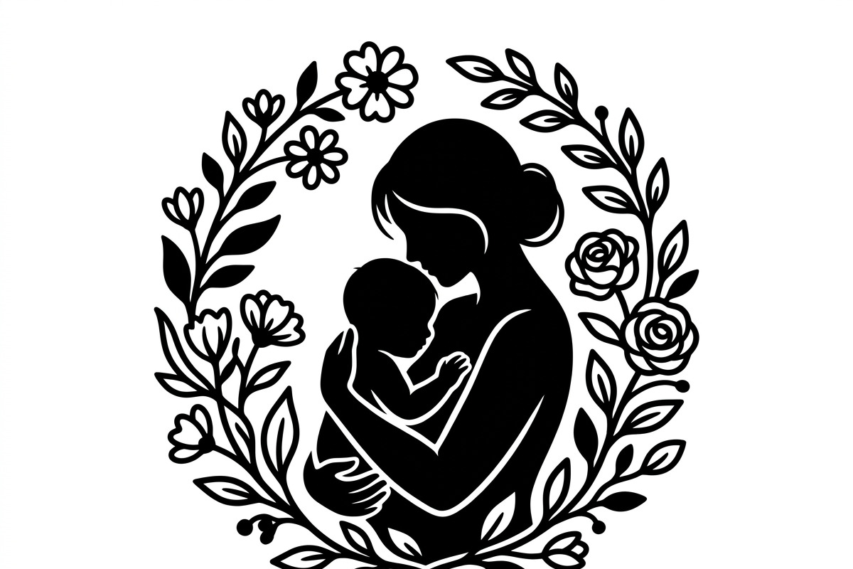 loving mother and children, a Person Illustration by Amazin_art (Photo 39 of 46)
