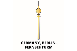 Germany, Berlin, Fernsehturm Line