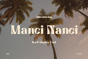ManciNanci - Serif Font, a Serif Font by Boril Std (Thumbnail 1 of 12)